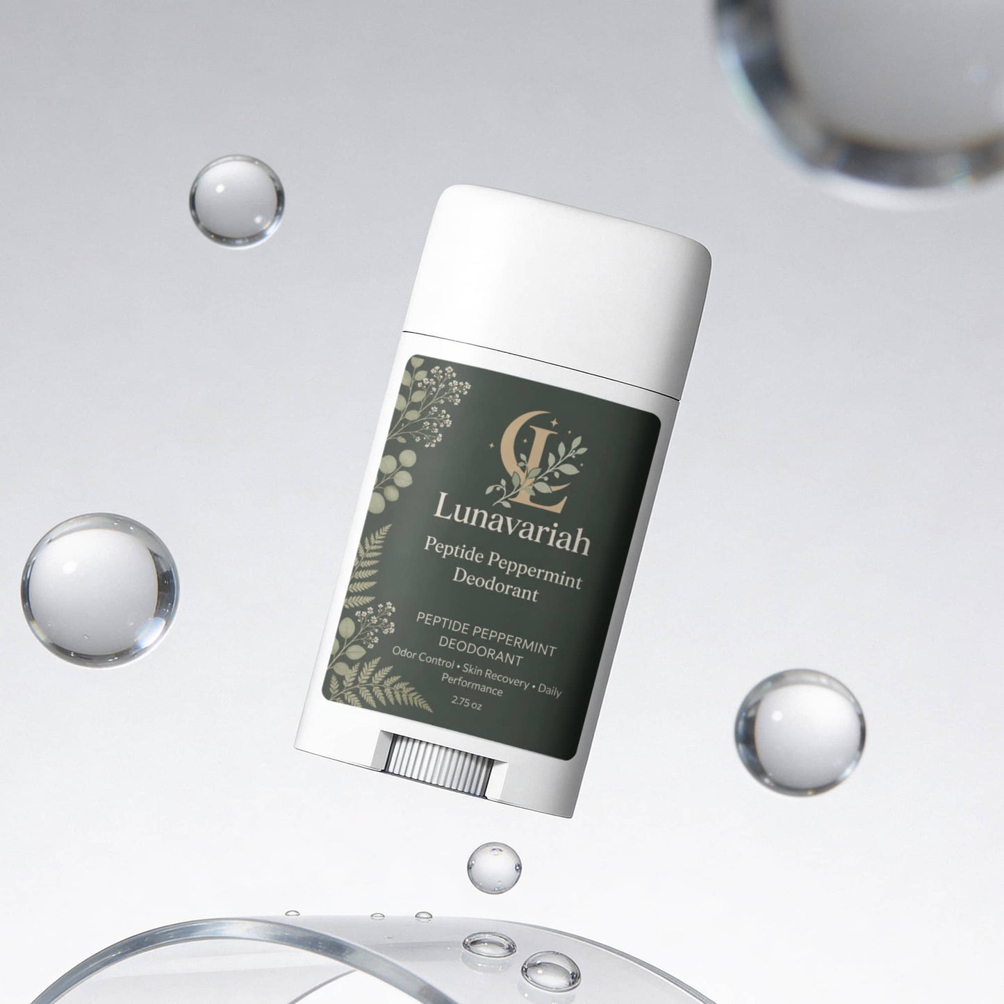 2 Pack Peptide Peppermint Deodorant