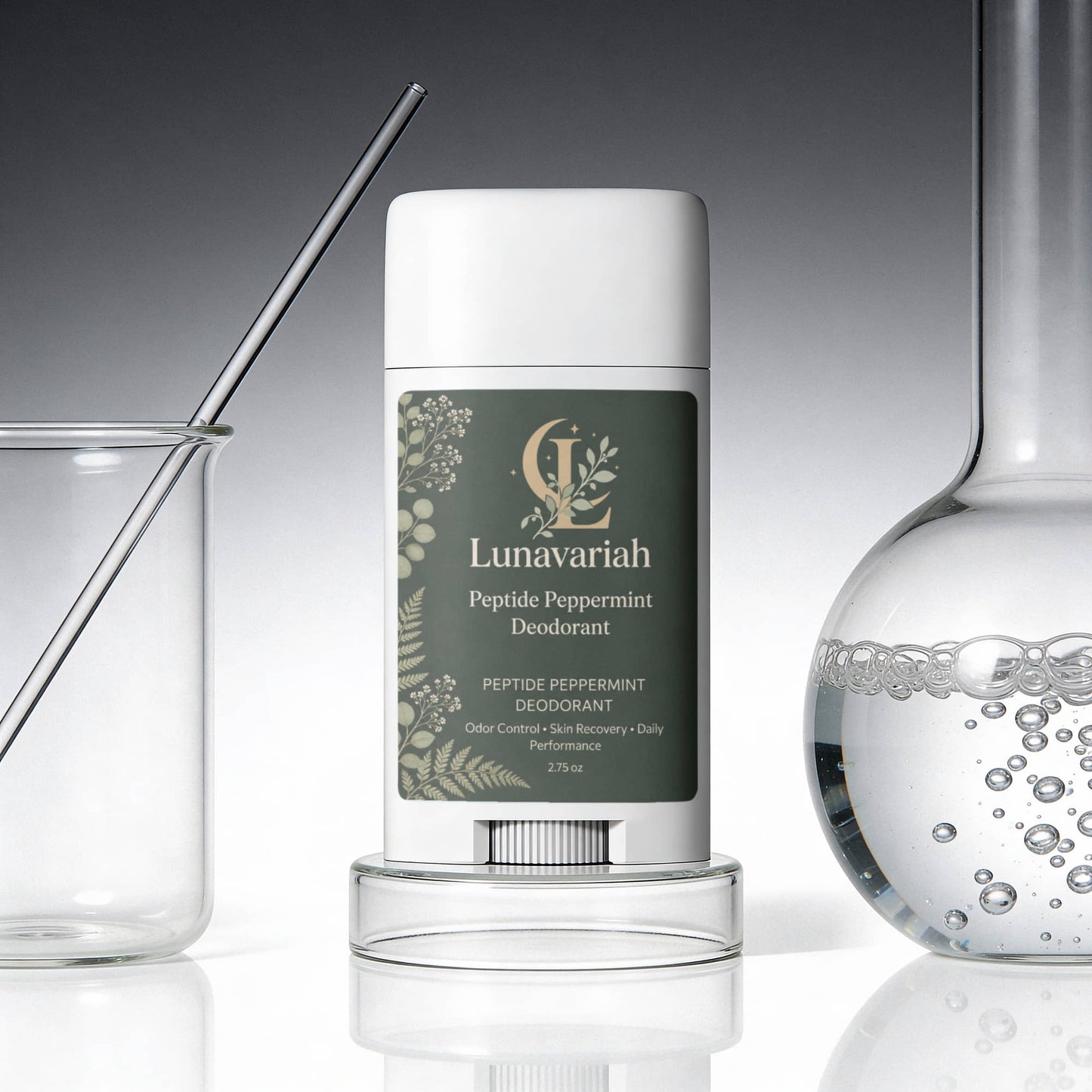 2 Pack Peptide Peppermint Deodorant