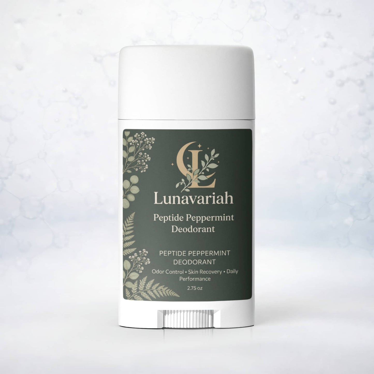 2 Pack Peptide Peppermint Deodorant