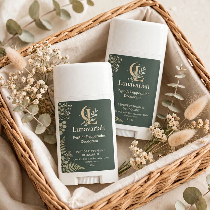 2 Pack Peptide Peppermint Deodorant